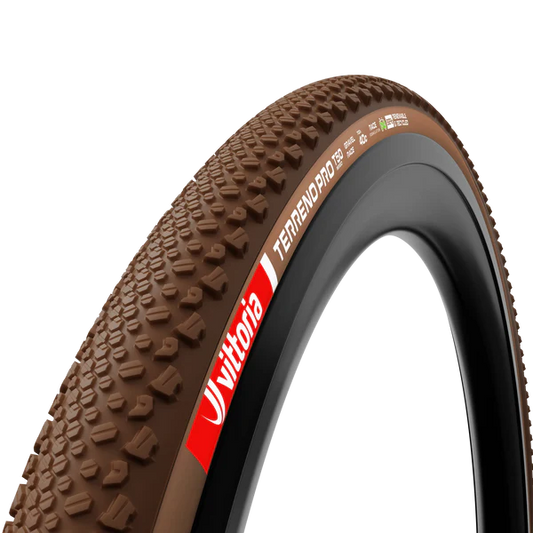 Reifen VITTORIA Terreno Pro T50 Mixed 700x35c Gravel Race Natural Tubeless Ready Weich Beige Q2 2025