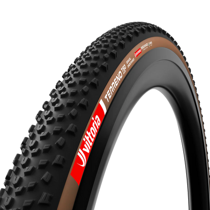 Reifen VITTORIA TERRENO T60 MIXED Gravel Endurance 700c Tubeless Ready Faltbar Braun
