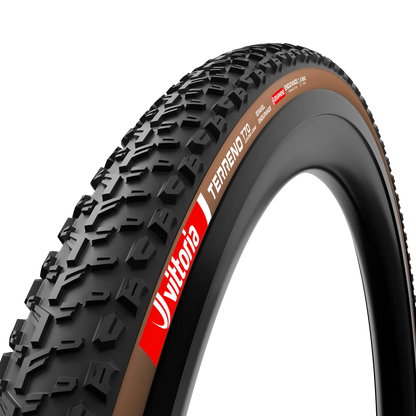 Reifen VITTORIA TERRENO T70 COARSE LOOSE Gravel Endurance Tubeless Ready Braun