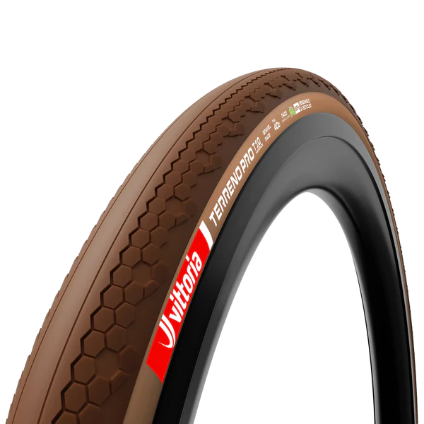 Reifen VITTORIA Terreno Pro T10 hardpack 700x35c Gravel Race natural Tubeless Ready Weich Beige Q2 2025