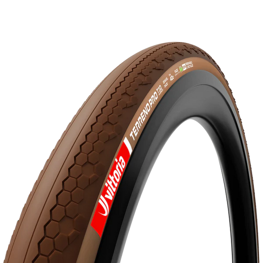 Reifen VITTORIA Terreno Pro T10 Hardpack 700x45c Gravel Race Natural Tubeless Ready Weich Beige Q2 2025
