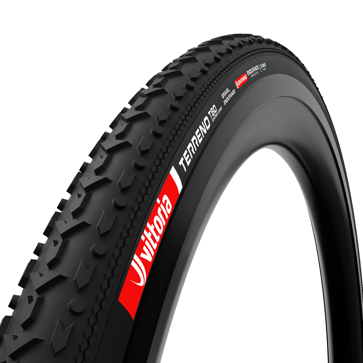 Reifen VITTORIA TERRENO T80 COARSE LOOSE 700x50c Gravel Endurance Tubeless Ready Weich Schwarz