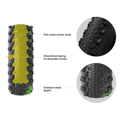 Reifen VITTORIA TERRENO XC RACE 29x2.25 Graphene/Silica Tubeless Ready Flexibel Beige