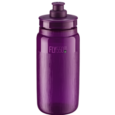 ELITE FLY TEX Trinkflasche (550ml) Violett Transparent