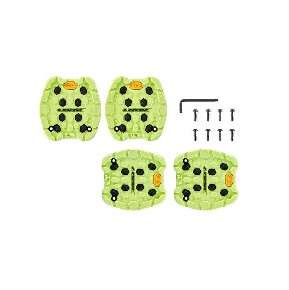 Look Trail Grip Lime Flat Pedal Coating (x4)