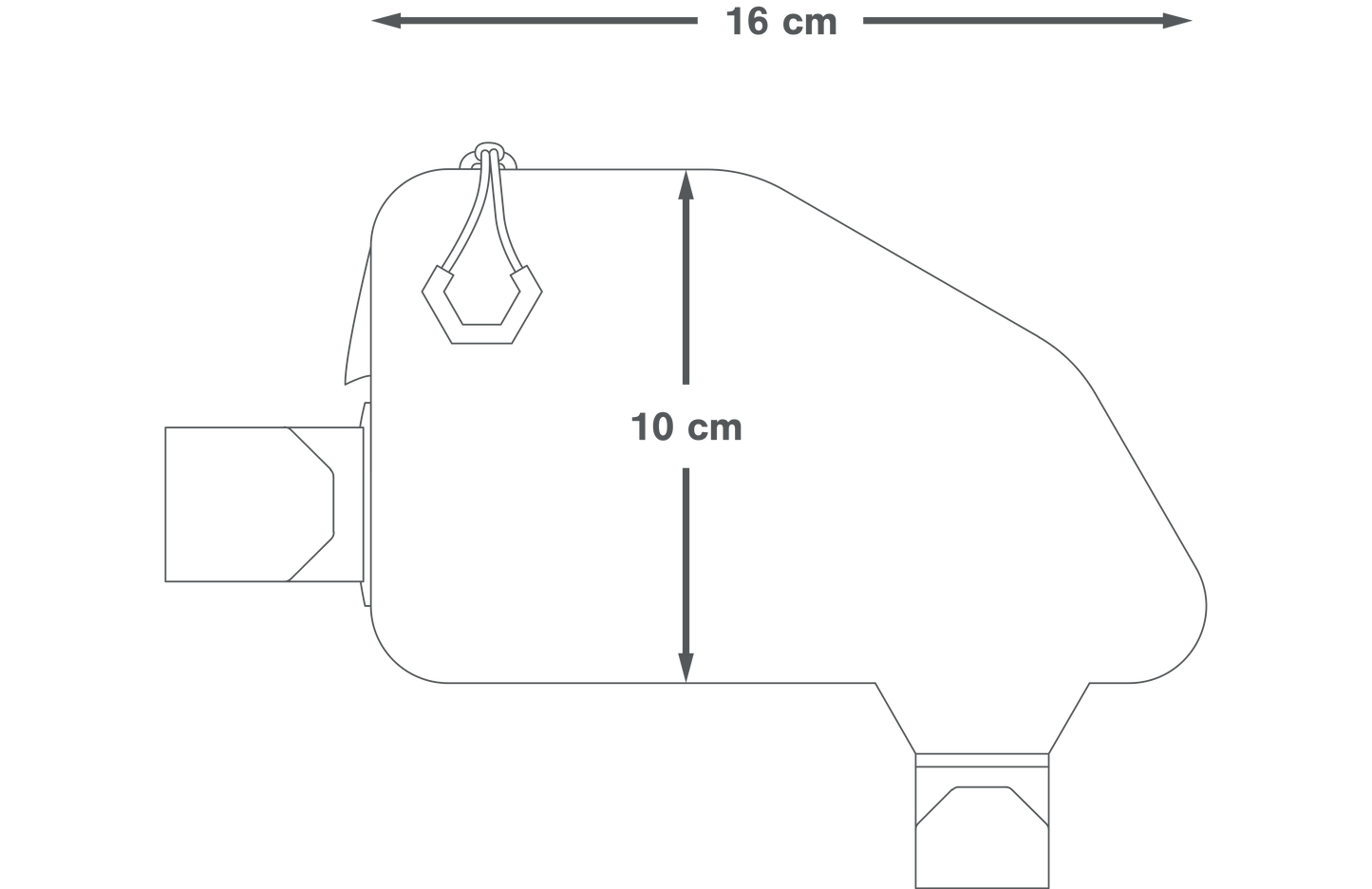 Rahmentasche APIDURA EXPEDITION TOP TUB PACK 0.5 L Schwarz