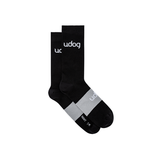 UDOG GRAVEL Socken Schwarz/Grau