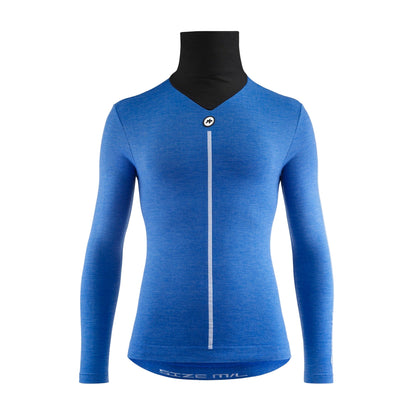 Unterhemd ASSOS ULTRAZ WINTER SKIN P1 Lange Ärmel Blau