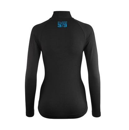 Unterziehshirt ASSOS WINTER SKIN P1 Langarm Damen Schwarz