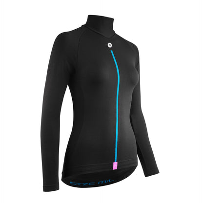 Unterziehshirt ASSOS WINTER SKIN P1 Langarm Damen Schwarz