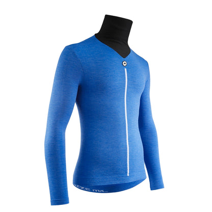 Unterhemd ASSOS ULTRAZ WINTER SKIN P1 Lange Ärmel Blau