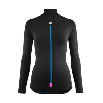 Unterziehshirt ASSOS WINTER SKIN P1 Langarm Damen Schwarz