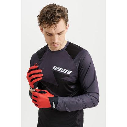 Trikot USWE BERG MTB Langarm Schwarz