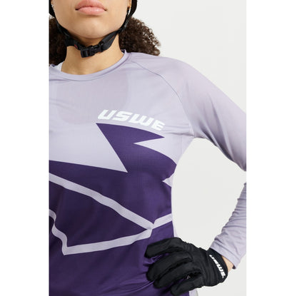 USWE BERG MTB Langarmtrikot Damen Lavendel