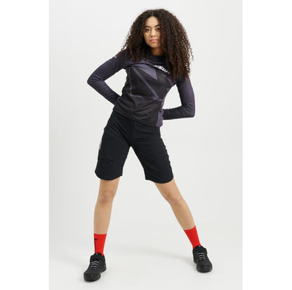 Shorts USWE SKRUBB Damen Schwarz