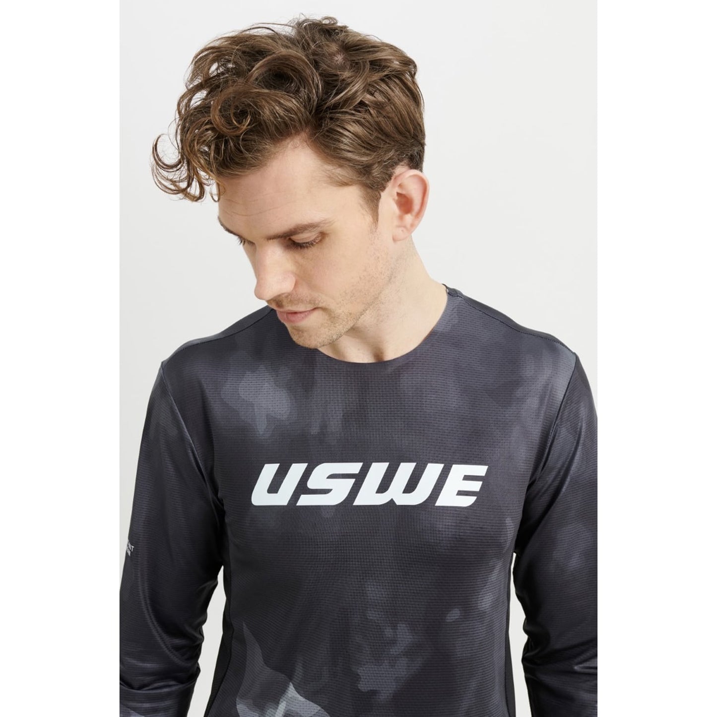 USWE LUFTIG MTB Trikot Langarm Schwarz
