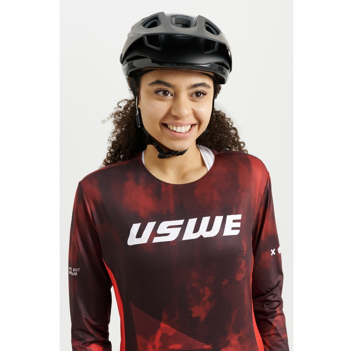 USWE LUFTIG MTB Langarm Trikot Women Rot