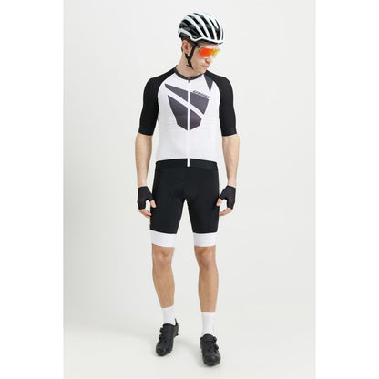 Kurzarm-Trikot USWE SKARP GRAVEL Weiß