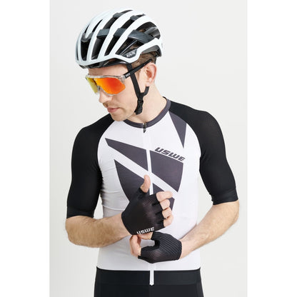 Kurzarm-Trikot USWE SKARP GRAVEL Weiß