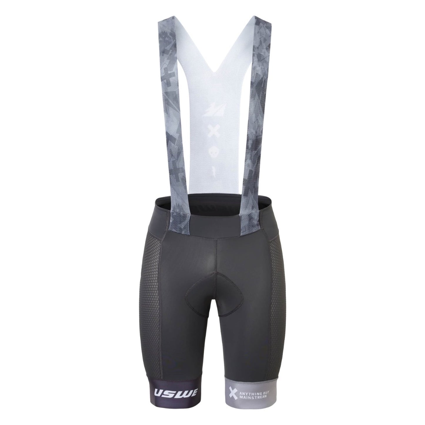 USWE VENT GRAVEL Kurze Trägerhose Schwarz/ Grau
