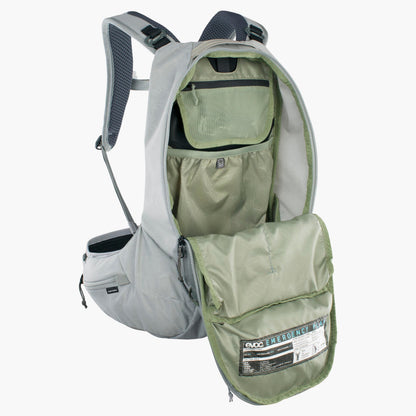 EVOC TRAIL PRO SF 12L Rucksack mit Rückenprotektor Grau – Ansicht 5