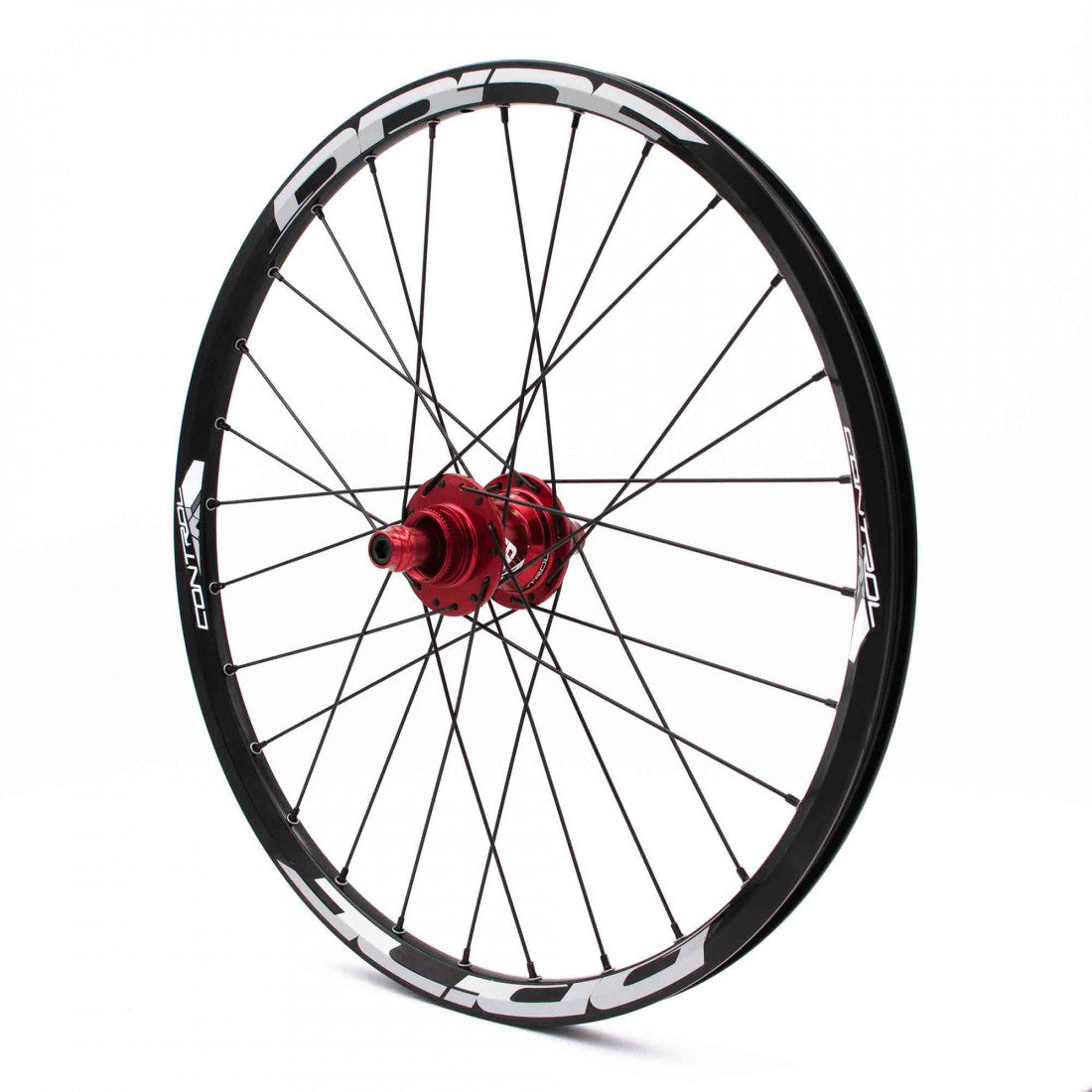 Laufradsatz PRIDE 20" (451mm) Control V1 Disc Achsen 10/15mm Rot