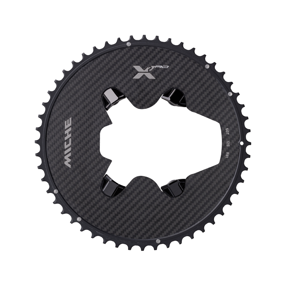 MICHE X2 RD R81 12V Outdoor Kettenblatt für Shimano R8100 mit Leistungsmesser